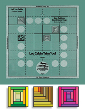 Creative Grids Non-Slip Log Cabin Trim Tool for 8