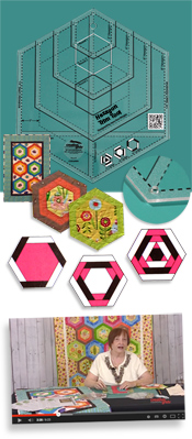 Creative Grids Non-Slip Hexagon Trim Tool (cut 2