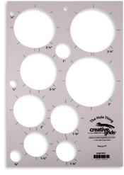 Creative Grids The Hole Thing Template Plastic 