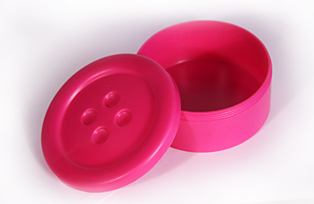 Small Pink Button Box 3