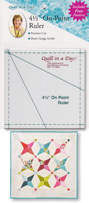4'' On-Point Ruler By Quilt In a Day