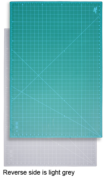 A1 Creative Grids Self Healing Cutting mat (two colours) One side green & reverse side grey (Industrial) Size 35