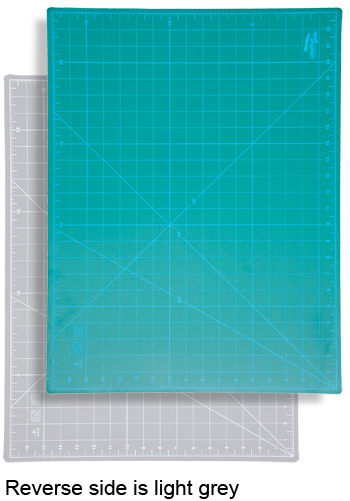 A2 Creative Grids Self Healing Cutting mat (two colours) One side green & reverse side grey (Industrial) Size 23