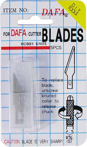 5 blades for Craft Knife WAS £0.50 NOW £0.25