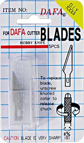 5 blades for Craft Knife WAS £0.50 NOW £0.25