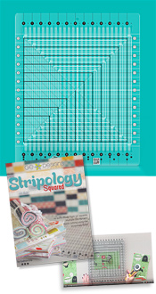 Creative Grids Non-Slip Stripology Squared Ruler By Gudrun Erla