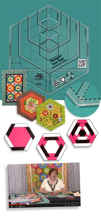 Creative Grids® Non-Slip Hexagon Trim Tool (cut 2