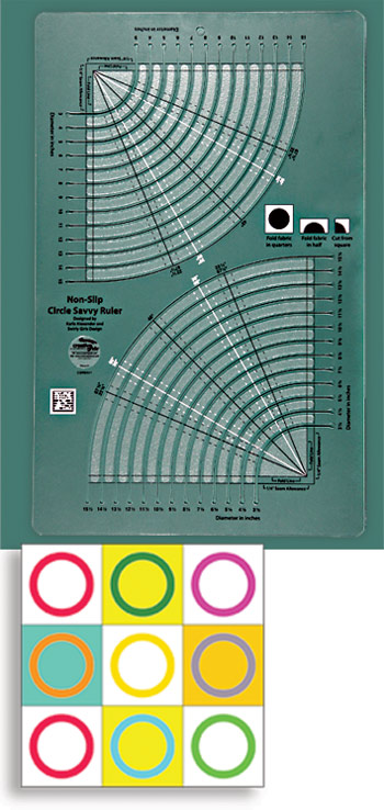 Back in Stock Creative Grids® Circle Savvy Ruler
