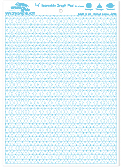 Creative Grids A4 Isometric Graph Pad (25 sheets)