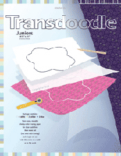 Transdoodle Juniors Chalky - color tracing paper (4 white, 2 yellow and 2 blue)