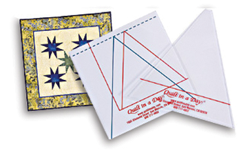 Triangle in a Square Rulers By Quilt in a Day