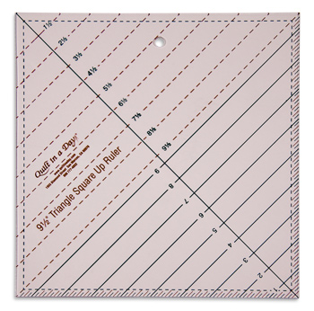 Triangular Square Up Ruler 9 '' by Quilt in a Day